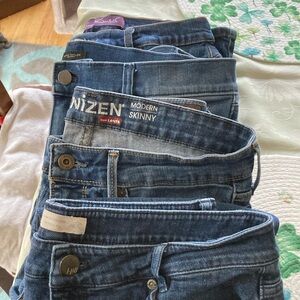 4 pair of jeans size 10